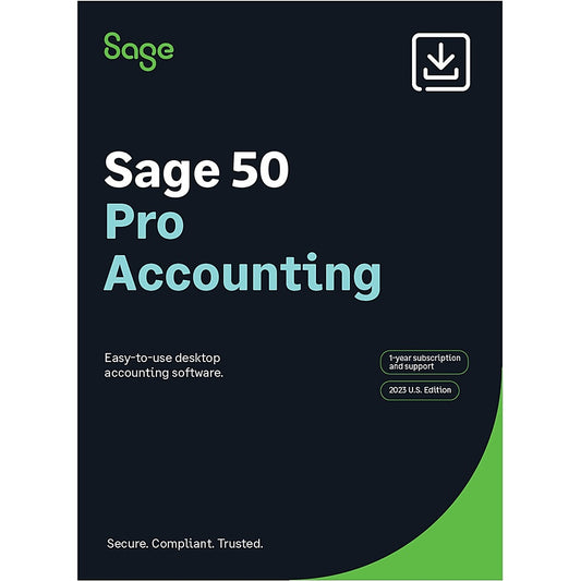 Sage 50 Pro (1 Year Subscription)