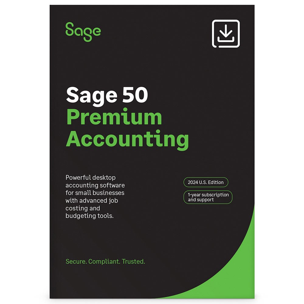 Sage 50 Premium (1 Year Subscription)