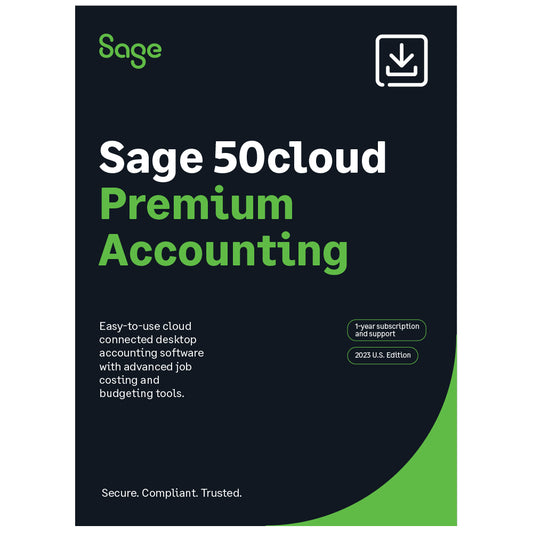Sage 50 Premium (1 Year Subscription)