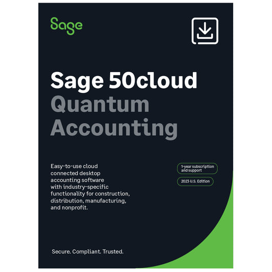 Sage 50 Quantum (1 Year Subscription)